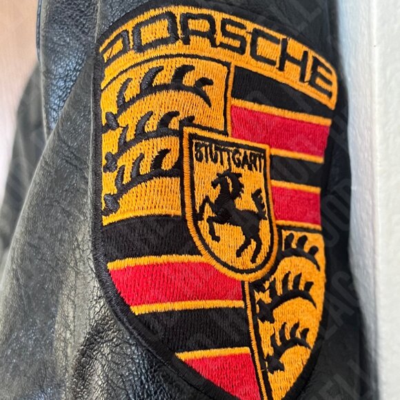 Aime Leon Dore x Porsche 993 Turbo Leather Club 2021 Prototype Jacket - Picture 4 of 5